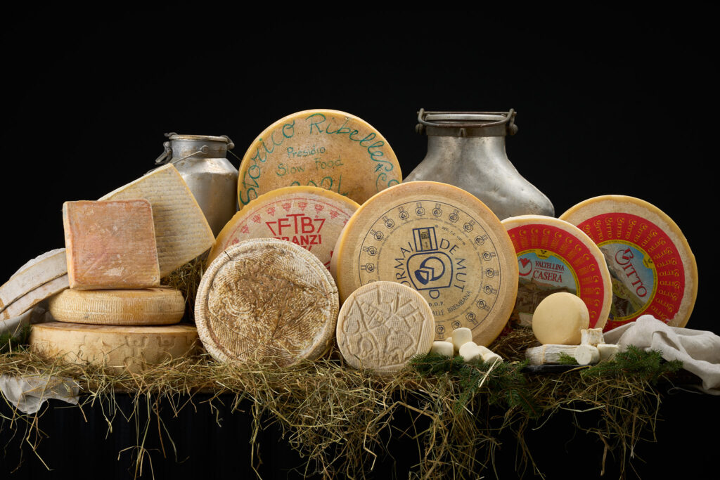 Artisanal cheeses of the Orobic Alps